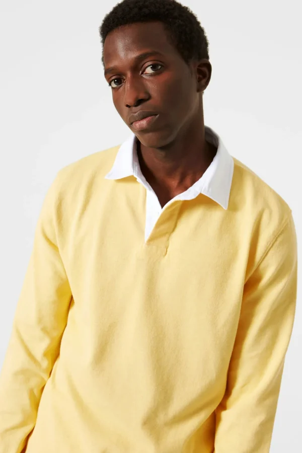 Best Edmmond Studios Spring Polo Plain Yellow