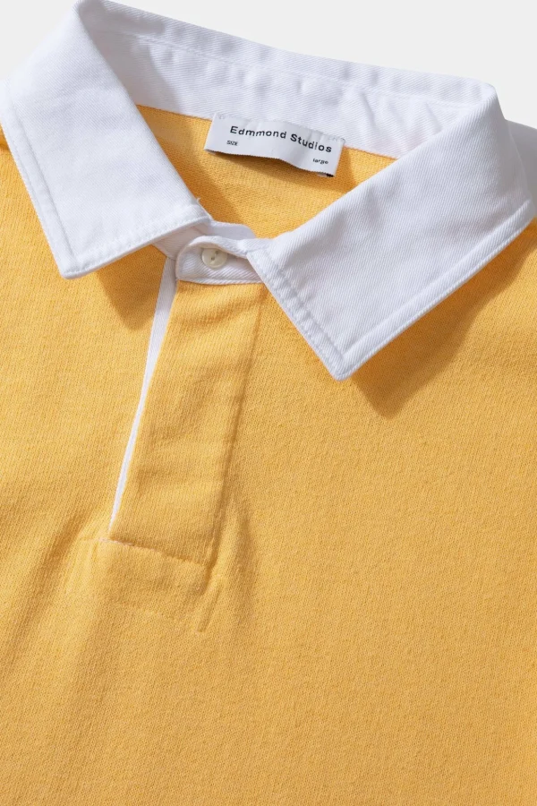 Best Edmmond Studios Spring Polo Plain Yellow