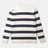 Best Edmmond Studios Striped Sweater Plain Beige