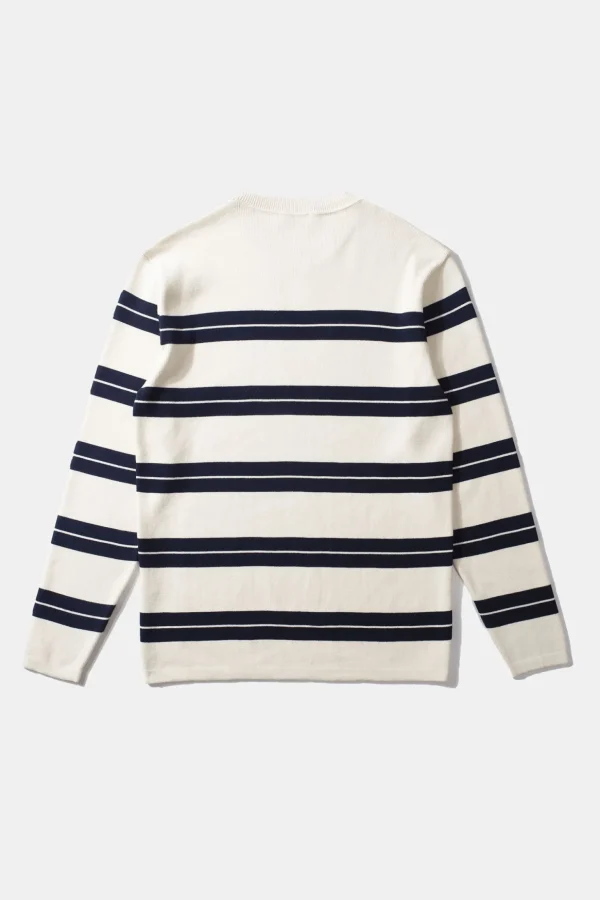 Best Edmmond Studios Striped Sweater Plain Beige
