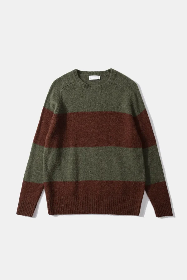 Best Edmmond Studios Stripes Sweater Plain Green