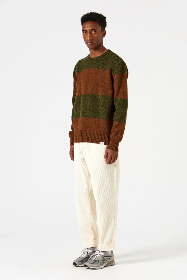 Best Edmmond Studios Stripes Sweater Plain Green