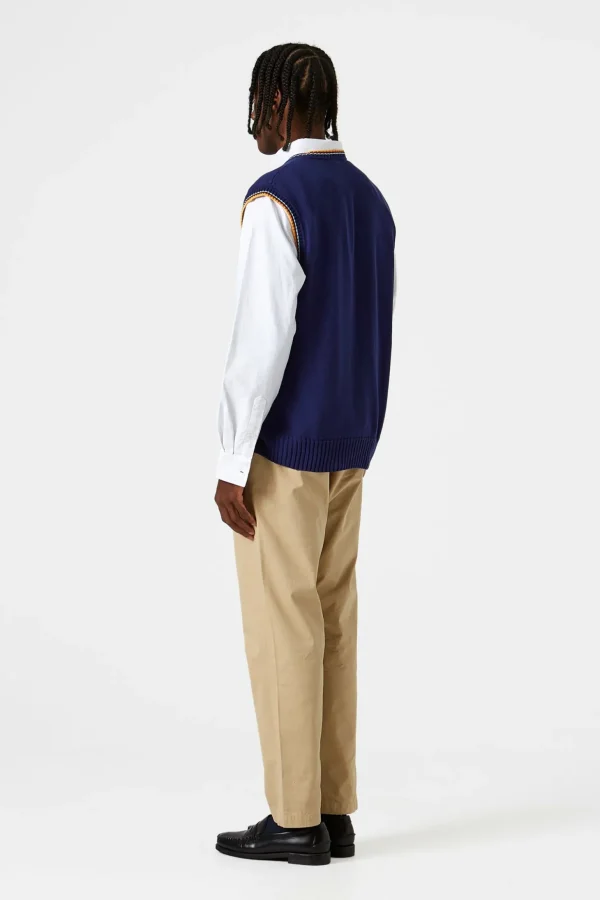 Best Sale Edmmond Studios Sunset Vest Plain Navy