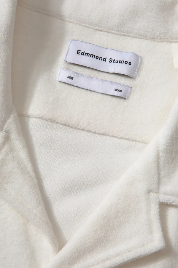 New Edmmond Studios Terry Long Shirt Plain Off White