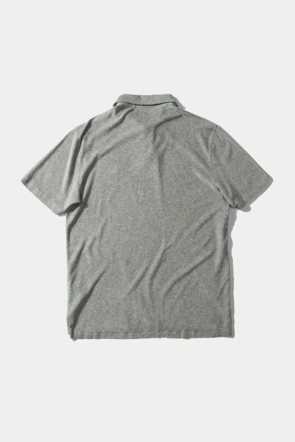 Flash Sale Edmmond Studios Terry Polo Plain Grey Melange