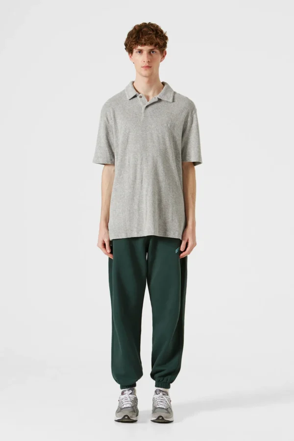 Flash Sale Edmmond Studios Terry Polo Plain Grey Melange