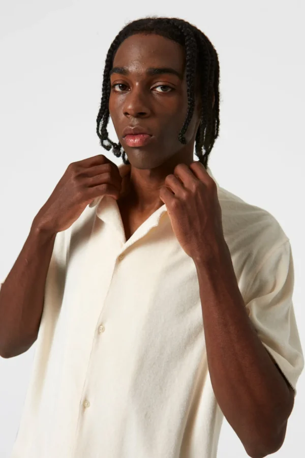 Cheap Edmmond Studios Terry Shirt Plain Off White