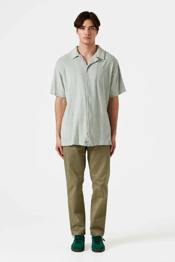 Sale Edmmond Studios Terry Shirt Plain Sage