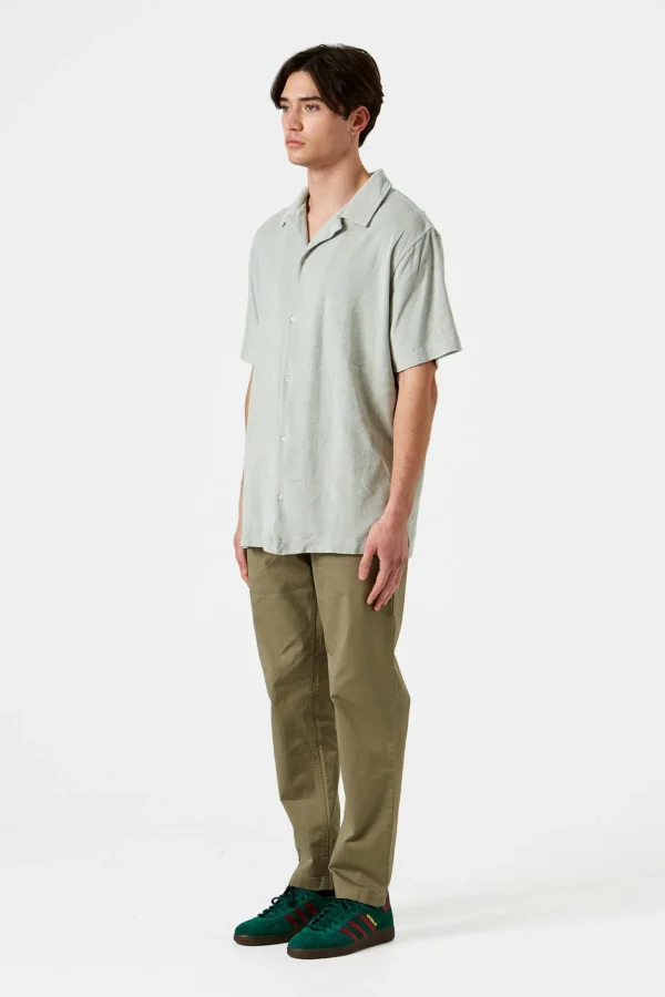 Sale Edmmond Studios Terry Shirt Plain Sage