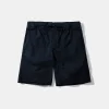 Cheap Edmmond Studios Travis Shorts Plain Navy