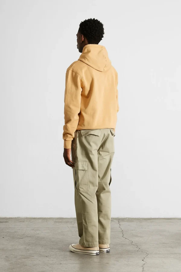 Outlet Edmmond Studios Velo Hoodie Plain Caramel