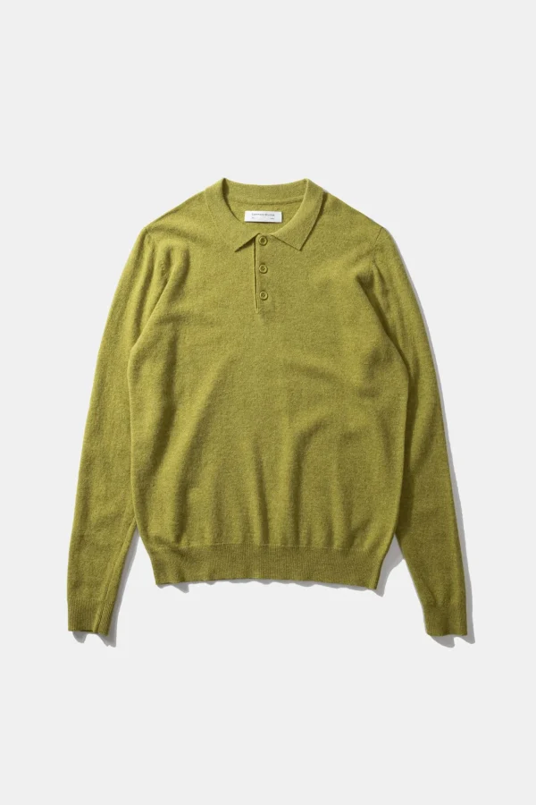 Hot Edmmond Studios Wool Polo Plain Green