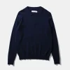 Best Sale Edmmond Studios Wool Polo Plain Navy